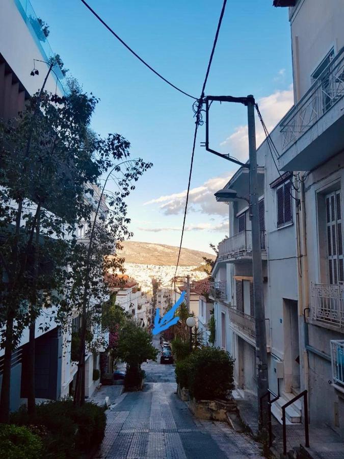 Comfortable Apt , 5 Min Walk To Acropolis Athena Bagian luar foto